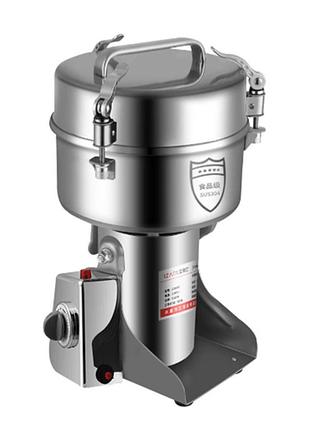 Бытовой измельчитель зерна (блендер) mrs.fang 800a, 550вт/220в, 800ml, корпус нержавеющая сталь, набор ножей