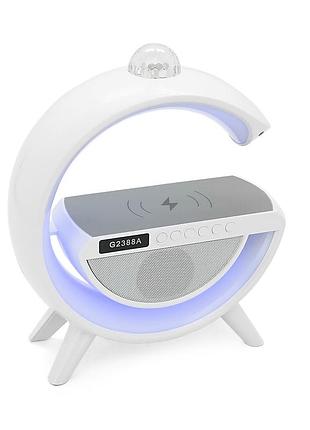Настільна лампа-нічник g2388а, диско куля, світло rgb, box