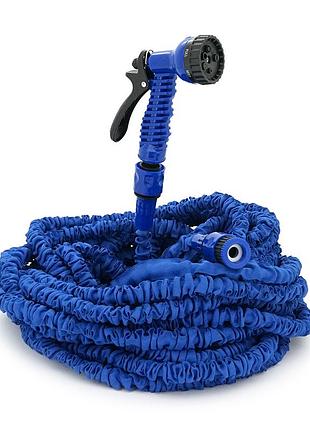 Шланг садовый ky-600b, 20-60м/200ft, + распылитель, насадка на кран, blue, box
