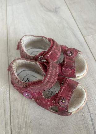 Шкіряні босоніжки bären-schuhe (німеччина), розмір 21 (перші кроки)