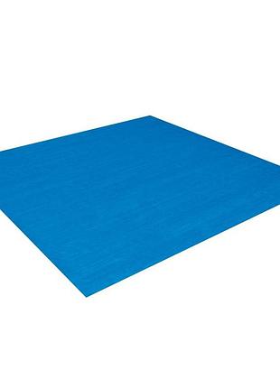Коврик-подкладка для бассейнов. 274х274см. 70 г/м2. вес: 0.6 кг. blue. box