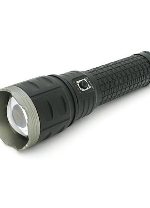 Фонарь поисковый pld-ak138-1-tg led pm60, 4 режима, power bank 8000mah(4(2*18650)), ip65, питание от usb кабеля,