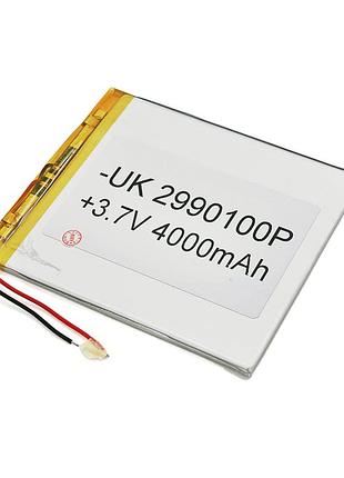 Литий-полимерный аккумулятор 3.6*90*100mm (li-ion 3.7в 4000мач)