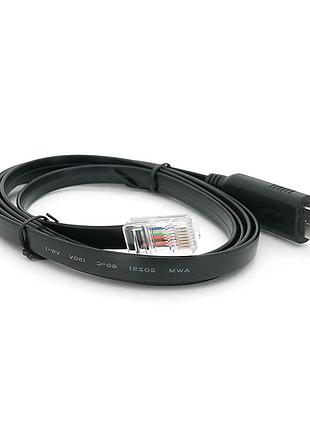 Кабель veggieg v-u403, usb/rj45, ftdi-tf 232 chipset, консольний, black, довжина 1.5м, box
