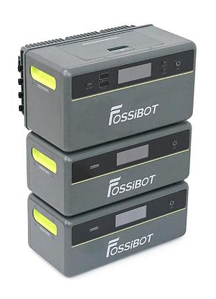 All-in-one solar station fossibot fbp1200w+2battery, app control, wifi, 5874wh lifepo4 6000cycles, mppt 2000w max, 3хac 220,