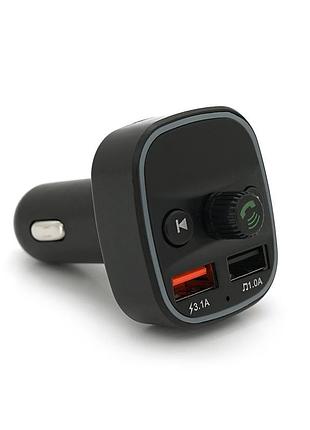 Fm-модулятор q1, 1.5a, fm, usb, tf, 49.5х41х36