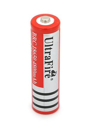 Аккумулятор li-ion ultrafire18650 4800mah (real 1000mah) 3.7v, red, 2 шт в упаковке, цена за 1 шт.