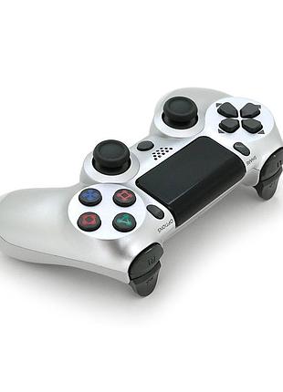 Беспроводной геймпад для ps4 wireless dualshock 4 (silver), 3.7v, 500mah