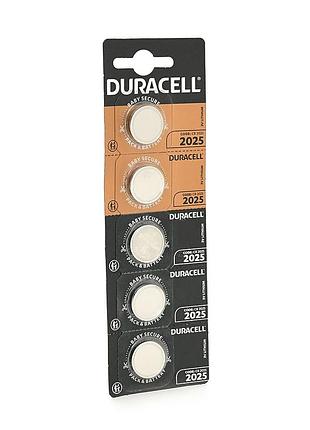 Батарейка литиевая duracell dl2025, 5шт в блистере, цена за блистер