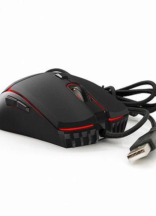 Игровая мышь ведущая crypto vx7, 6 кнопок, 200-8000 dpi, led lighting rgb, 1,8м, windows xp/vista/win7/8/10/11 mac os x, black,
