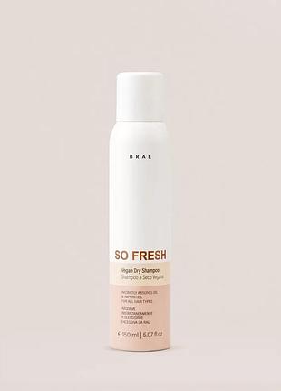 Веганський сухий шампунь braé so fresh + подарунок