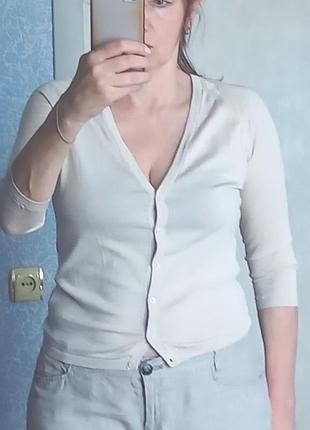 Легкий шовковий кардиган h&m