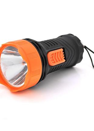 Ліхтарик ручний powermaster hl-1218, led , без батарейки, ip40, 110х50х43, box