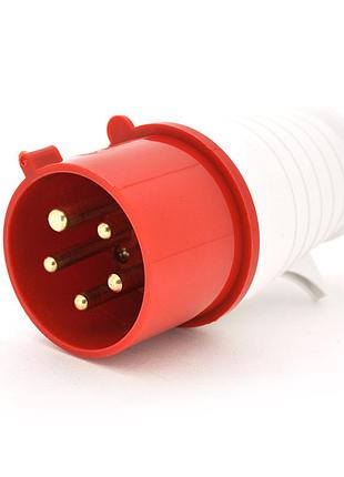 Вилка кабельная sf-025, 5 контактов, 3р + n + e, 32а, 380v, ip44