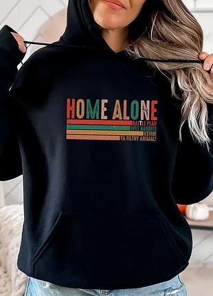 Худи home alone unisex
