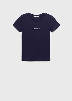 Футболка з бавовни mango розмір s