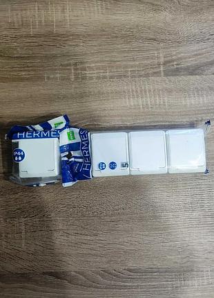 Розетки elektro-plast hermes ip44 вологозахищені