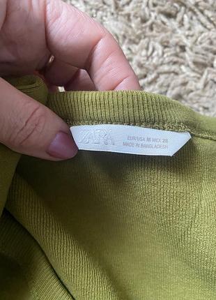 Кофта в рубчик котон zara 4