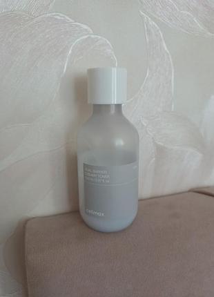Відновлювальний кремовий тонер для обличчя celimax dual barrier creamy toner, об'ємом 150 мл