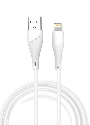 Кабель wuw-x196 usb lightning 2,4а white