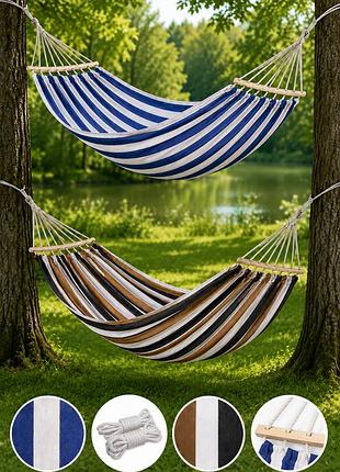 Двухместный гамак hawaiian hammock 200×150 см с деревянным планшетом 80 см