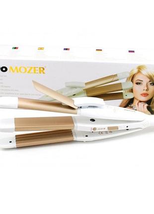 Promozer mz-7023 3 в 1 стейжлер: выпрямитель, керлинг, кримпинг