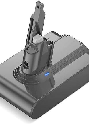 Акумулятор uvnex 21.6v 6000ah для dyson v7, сумісний з акумулятором v7, v7 animal v7 absolute v7 motorhead pro v7 trigger v7