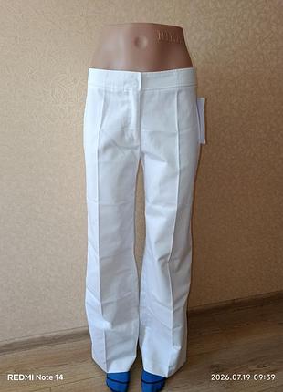 Білі класичні жіночі штани c.r. design (made in germany), розмір s