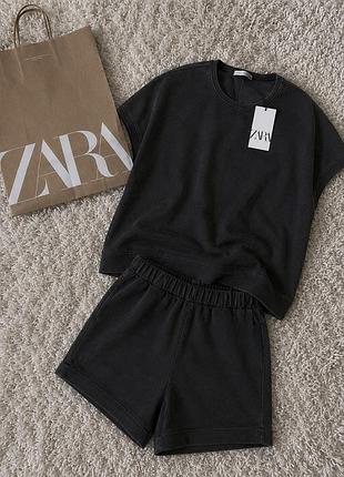 Костюм шорти футболка zara