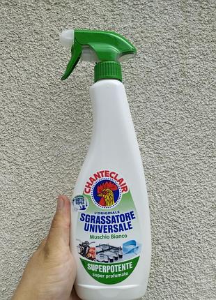Універсальний знежирювач chanteclair sgrassatore universale muschio bianco 600 мл білий мускус