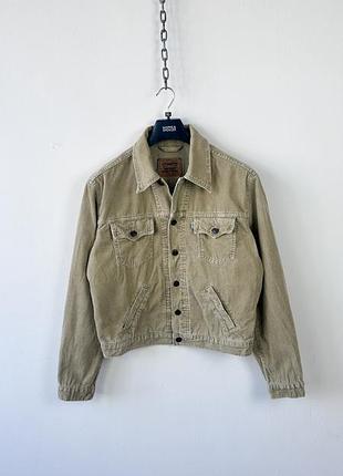Куртка вельветова levis corduroy trucker jacket womens size xl khaki beige vintage ribbed outerwear
