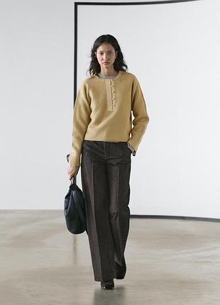 Шерстяной свитер massimo dutti 2