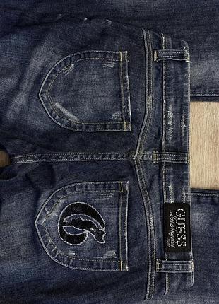 Вінтажні джинси guess на супер низький посадці