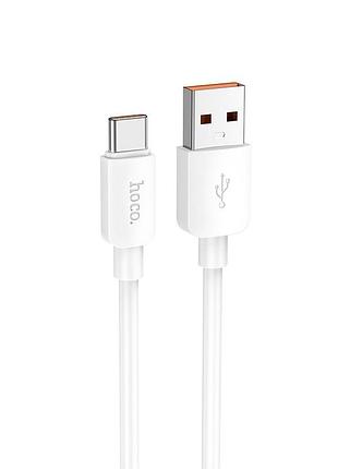 Кабель hoco x96 hyper 100w charging data cable type-c white