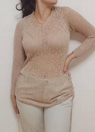 Ажурная туника shein