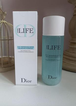 Dior hydra life 2 in 1 refreshing water balancing hydration лосьон для лица