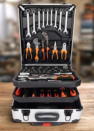 Набор инструментов tool set 235 предметов / набор головок с трещоткой / автомобильный набор инструментов