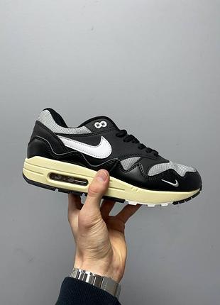 Кроссовки мужские air max 1 x patta black