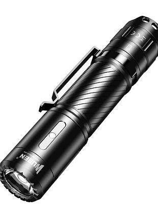 Кишеньковий ручний ліхтар wuben c3 black (1200лм, 179м, 1*18650)