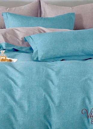 Комплект постільної білизни viluta полуторний satin twill 821 100% бавовна
