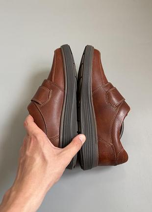 Полуботинки clarks un abode strap leather brown 43(28cm) ecco irving tods geox camper 4