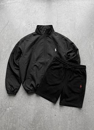 Костюм polo ralph lauren вітровка-шорти ⬛️