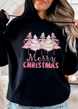 Худи merry christmas unisex