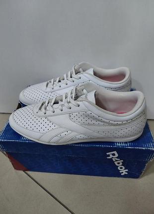 Кроссовки мокасины женские натуральная кожа reebok slim charm low р.37,5