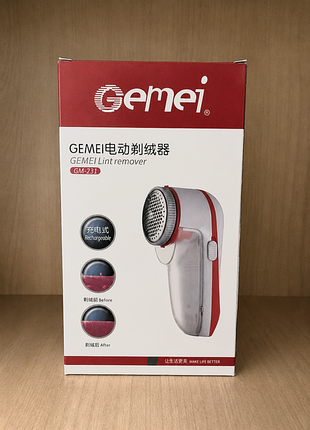 Машинка для видалення ковтунців gemei gm-231