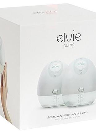 Безшумний подвійний бездротовий молоковідсмоктувач elvie pump double (стан нового)