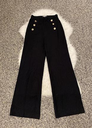 Широкі брюки штани з ґудзиками h&m 180726