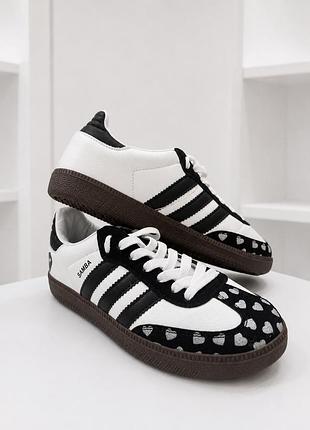 Adidas samba оригінал колаборація з брендом silver hearts