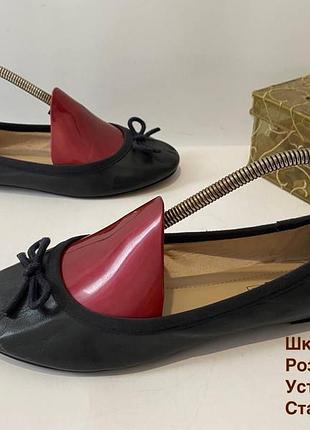 Шкіряні балетки 37 р