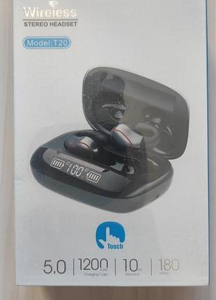 Bluetooth-навушники t20 wireless stereo headset.